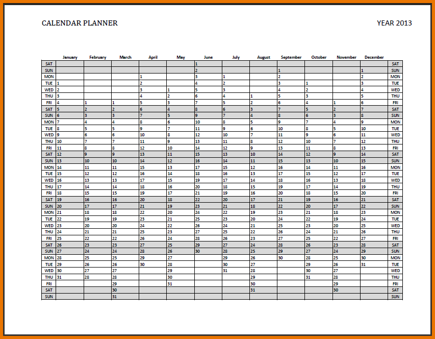 MS Excel Event or Party Planner