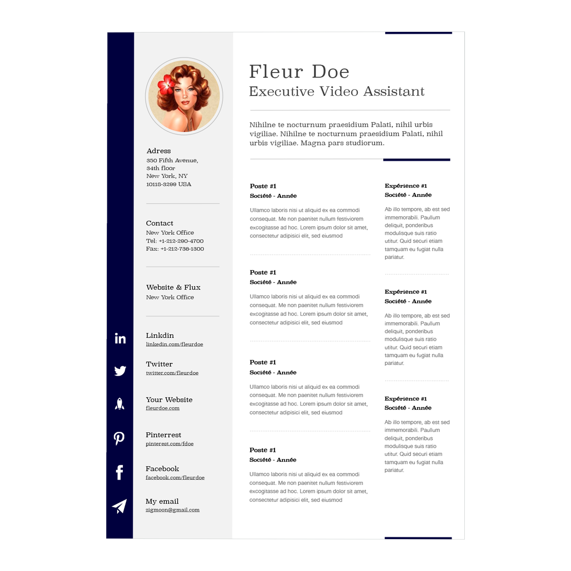 Resume Templates for Pages 2016 for Mac | FREE 