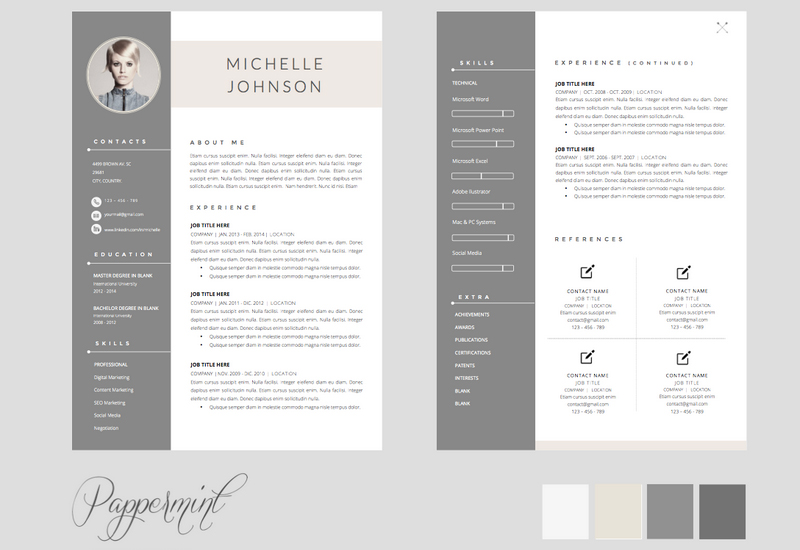 Vibrant Creative Resume Templates Pages 6 The Best CV Resume 