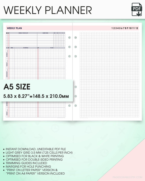 planner templates Archives | Amanda Hawkins | Ahhh Design