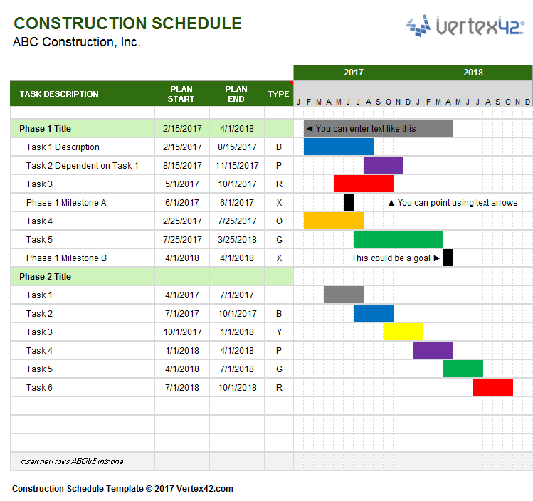 Free Schedules for Excel | Daily Schedules | Weekly Schedules