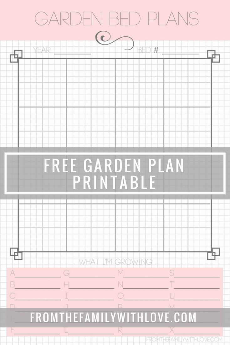 Garden Planners, Charts & Lists ~ Free Printables | Cotton Ridge 