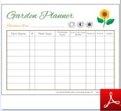 Print This Free Garden Planner | Garden planner, Free printable 
