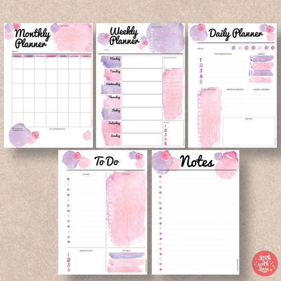 Best 25+ Printable planner ideas on Pinterest | Free printable 