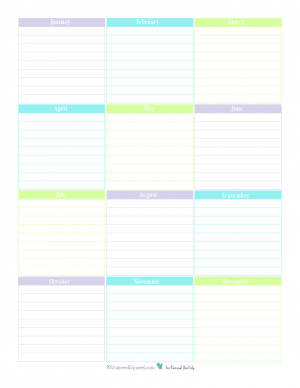 Personal Planner Free Printables