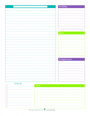 FREE PLANNER PRINTABLES