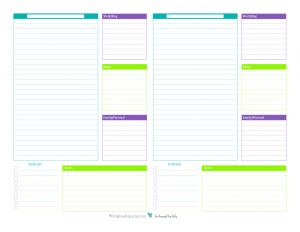 Personal Planner Free Printables