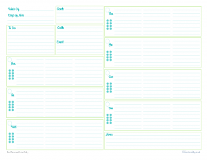 Daily Planner Printables Personal Planner