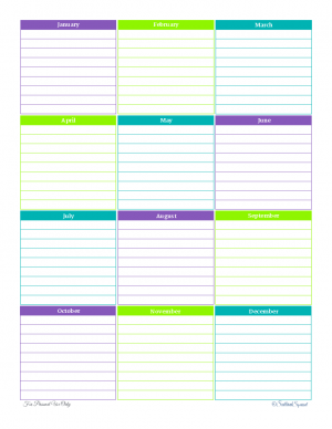 Personal Planner Free Printables