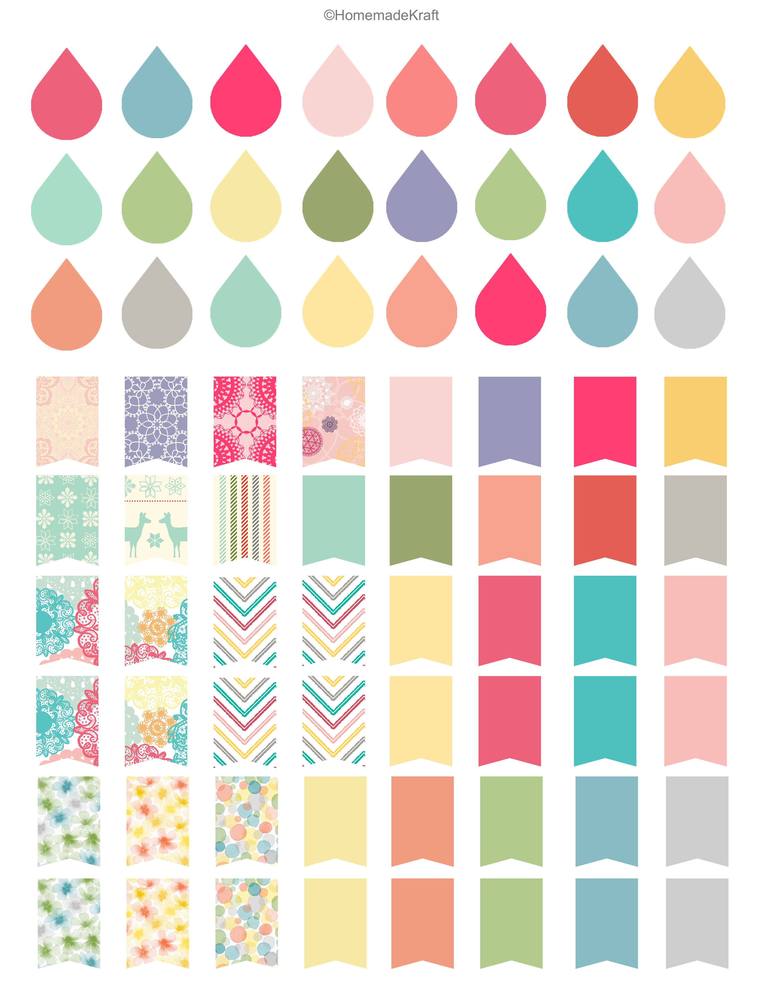 Free Printables Planner Stickers