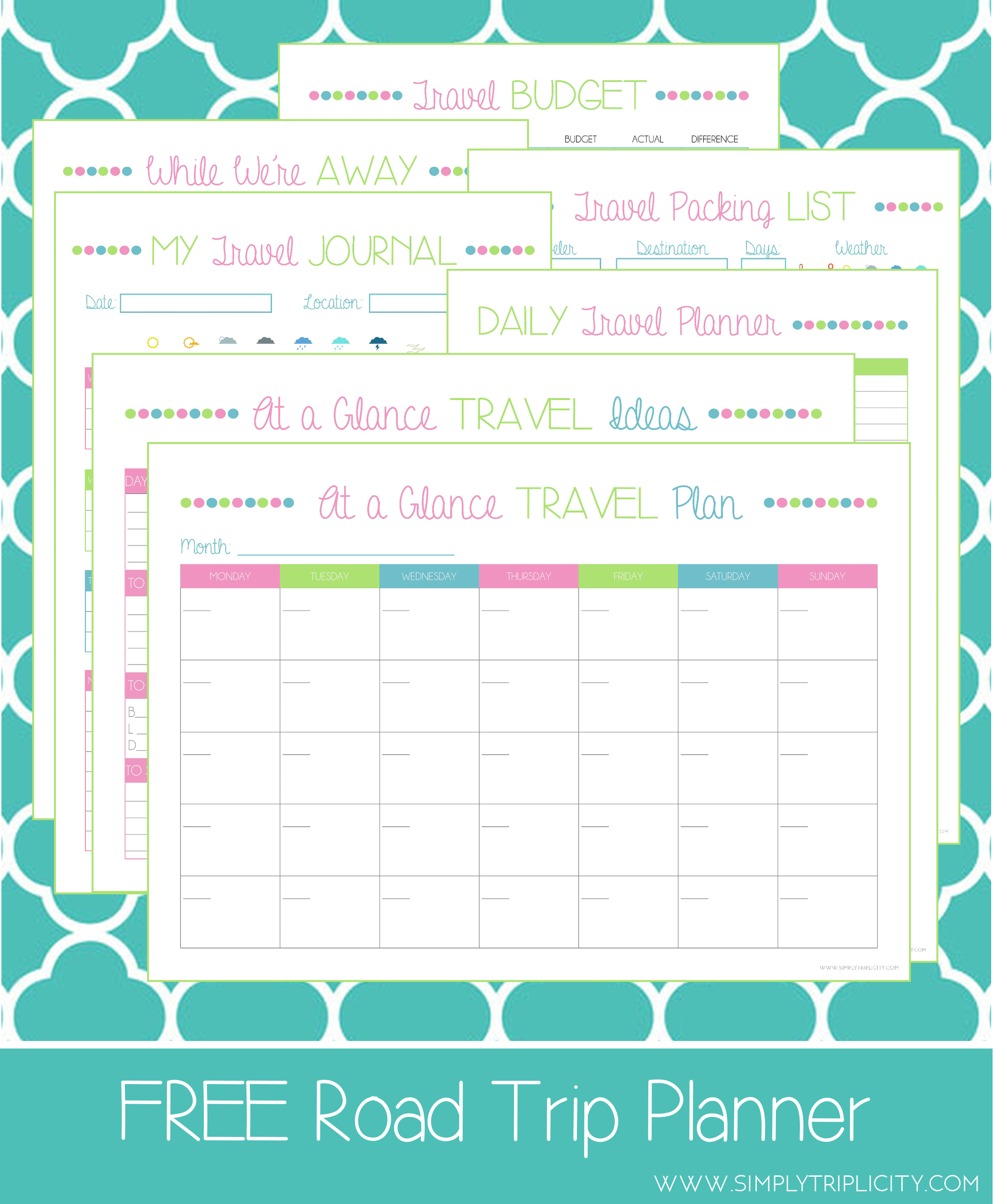 Printable Route Planner