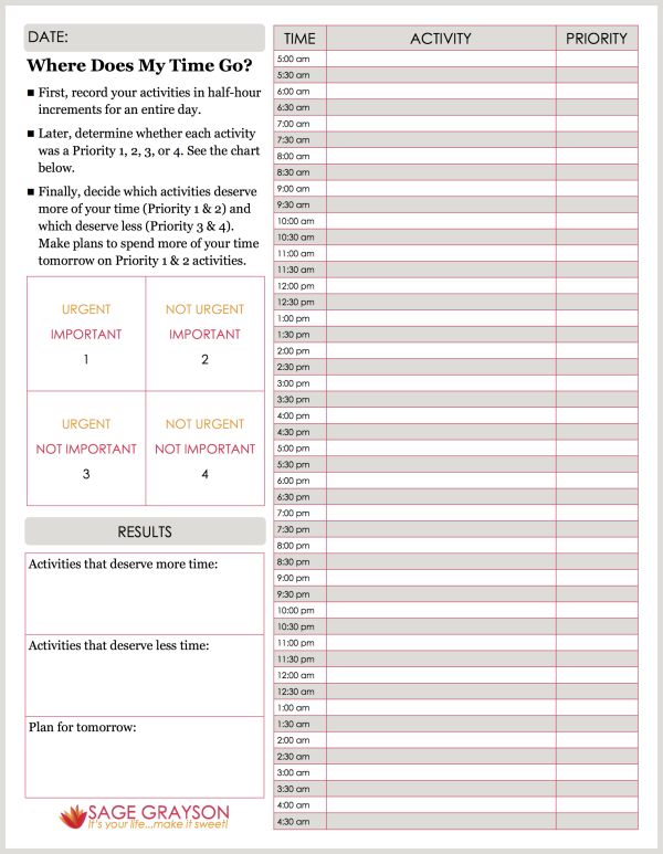 Best 25+ Time management printable ideas on Pinterest | Daily 