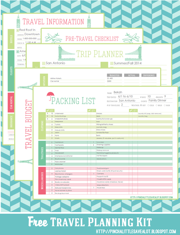 Printable Vacation Planner and Duo Binder Giveaway! | household 