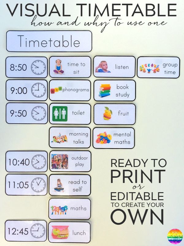 Best 25+ Visual schedule printable ideas on Pinterest | Visual 