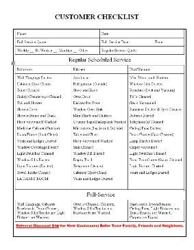 Sample House Cleaning Checklist 5+ Documents in Word, PDF