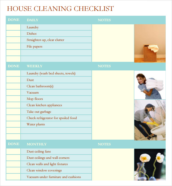 9 best cleaning checklist images on Pinterest | House cleaning 