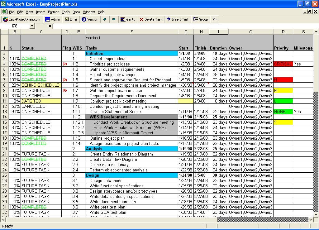Excel 2013: Using Gantt project planner template YouTube Excel 2013: Using Gantt project planner template YouTube