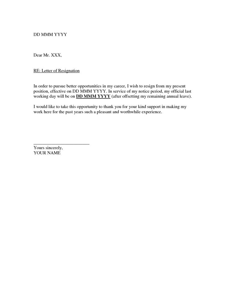 resignation examples best professional free examples letters of 