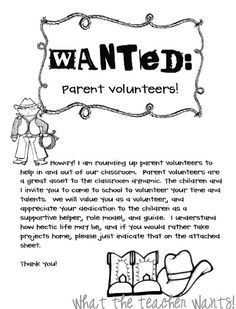 Best 25+ Parent volunteer letter ideas on Pinterest | Parent 