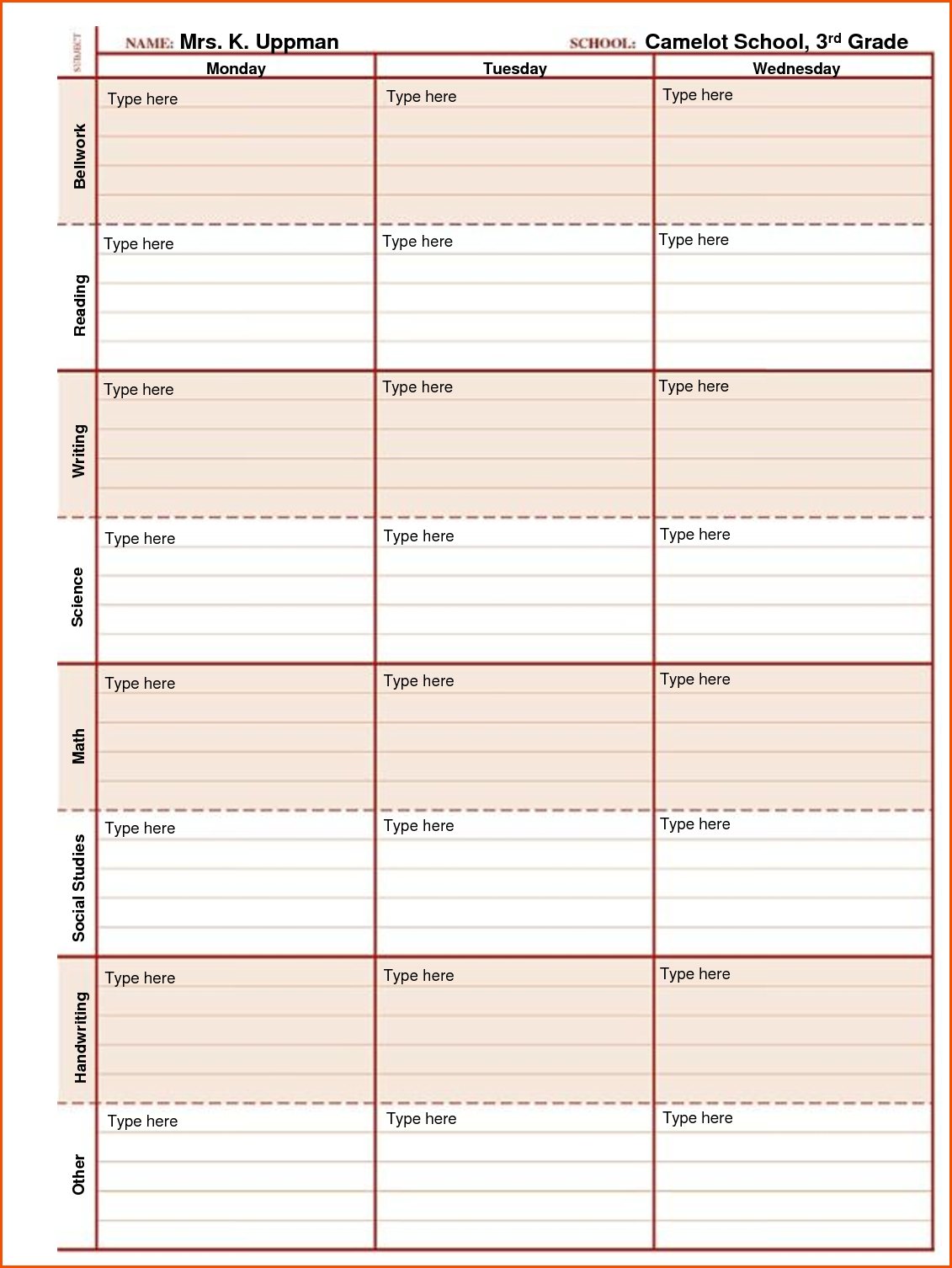 school planner templateMemo Templates Word | Memo Templates Word