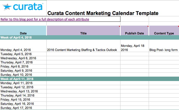Editorial Calendar Templates for Content Marketing: The Ultimate List