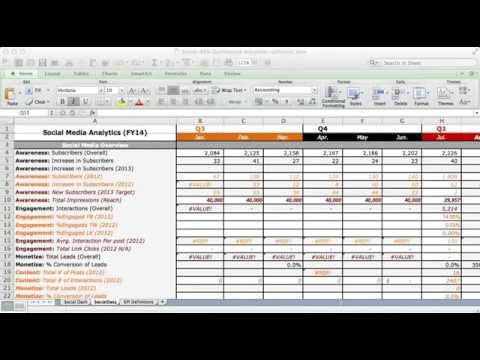 Social Media Channel Analytics Dashboard Excel Template YouTube Social Media Channel Analytics Dashboard Excel Template YouTube