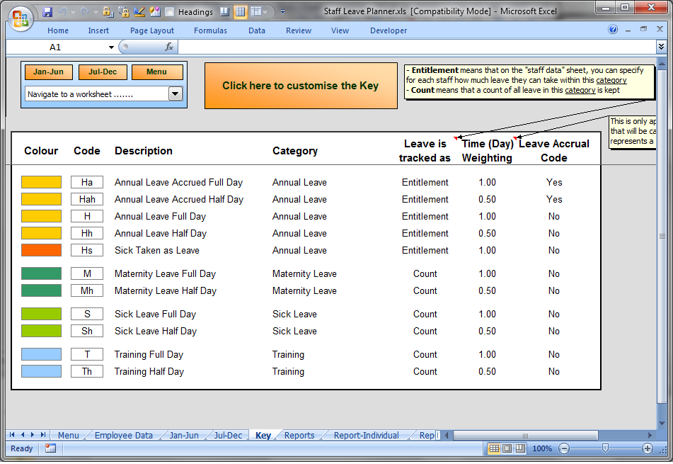 Anual Leave Planner Template: Manage Staff Leave with this Excel 