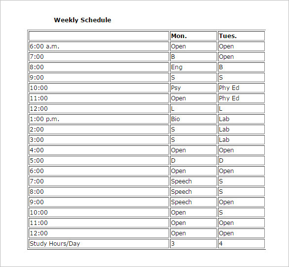 Loop | How to develop a Study Plan | Sample, template and Time Table