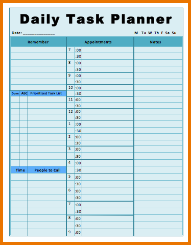 Free Weekly Schedule Templates For Excel Smartsheet