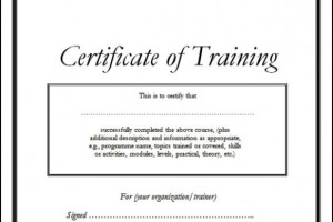 Army Certificate Of Training Template : Masir