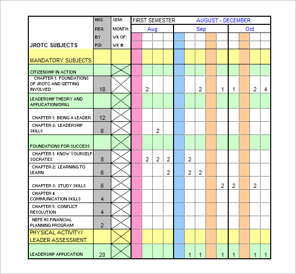 Training Schedule Template – 12+ Free Word, Excel, PDF Format 