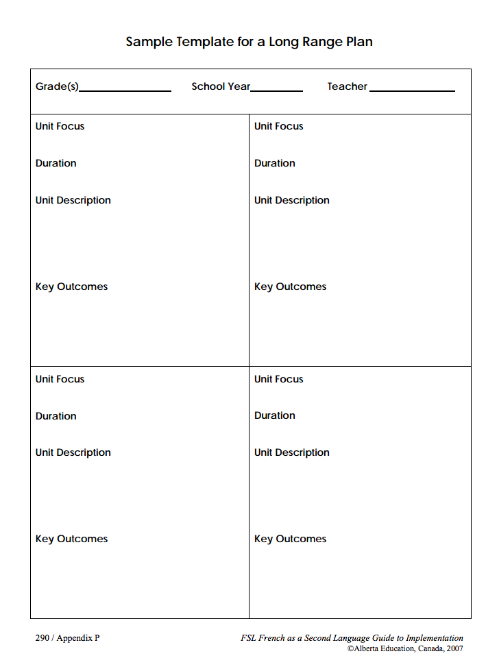 Madame Belle Feuille: Long Range Planning Tools Ambrose 2013