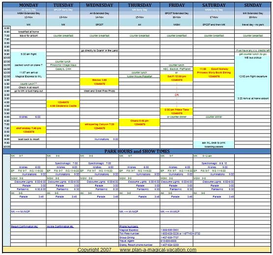 Employee Vacation Planner | Excel Templates | Excel Spreadsheets 