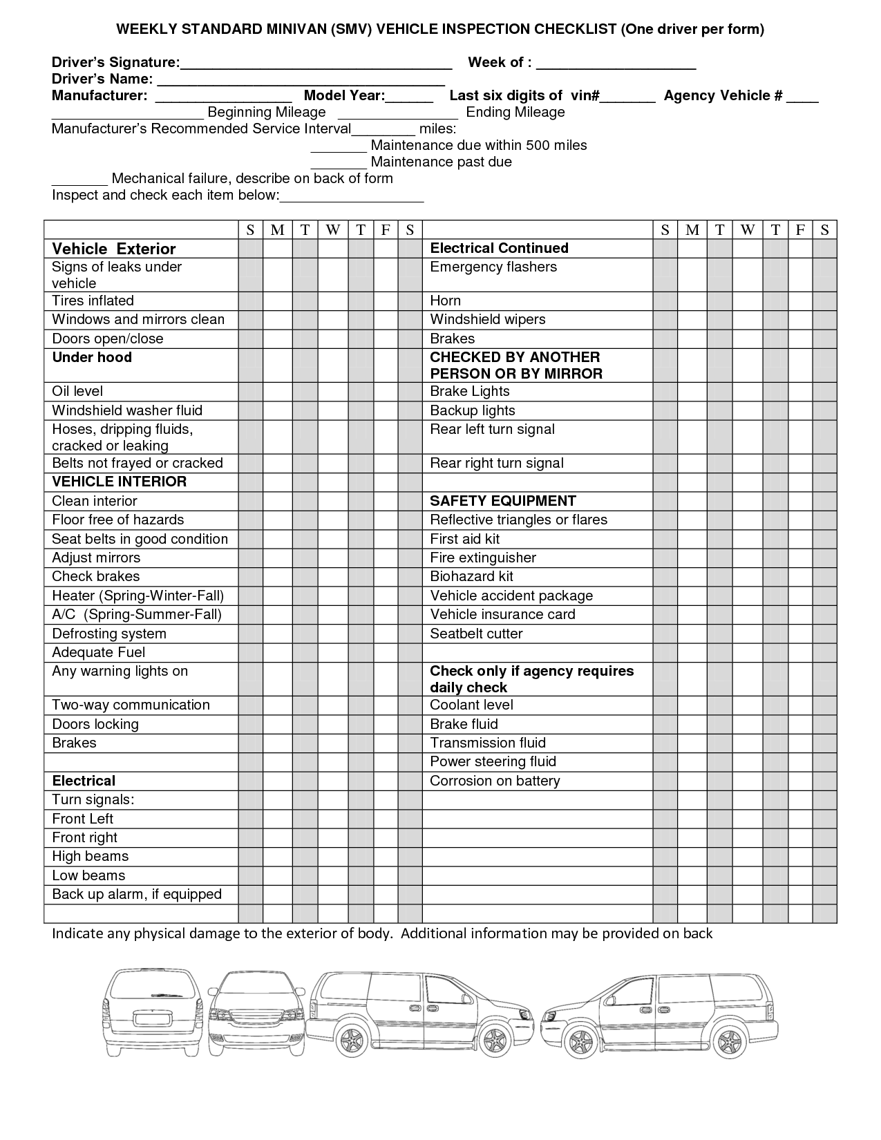 Free Vehicle Maintenance Form | Car Maintenance Tips | Pinterest 