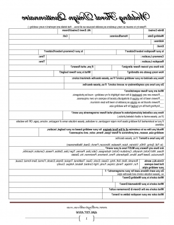 Printable Sample Wedding Photography Contract Template Form 