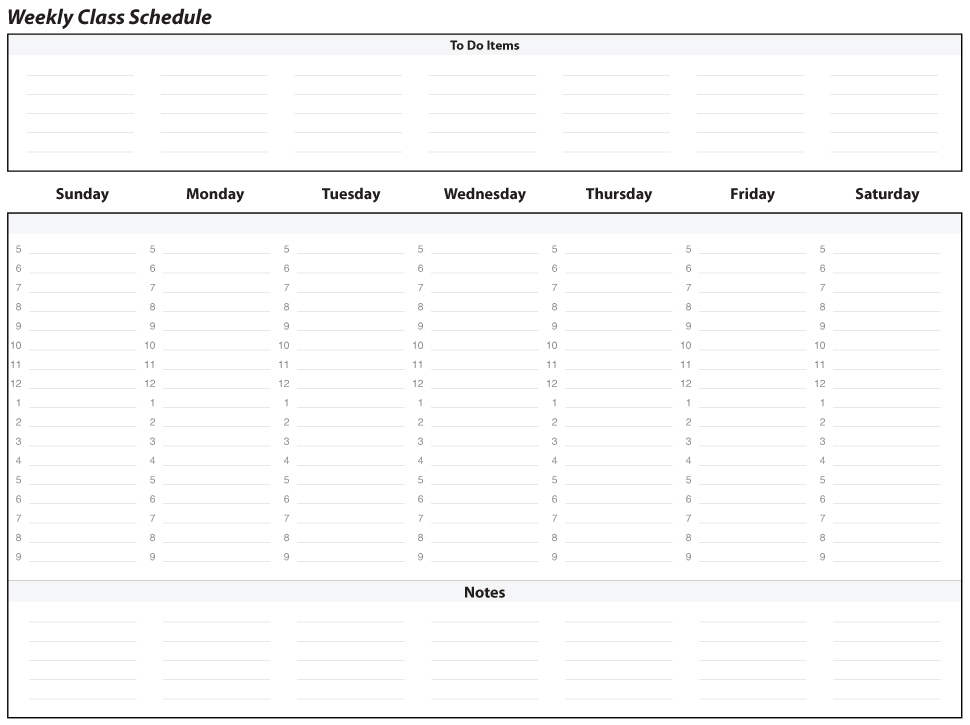 Free Weekly Schedule Templates For Excel Smartsheet