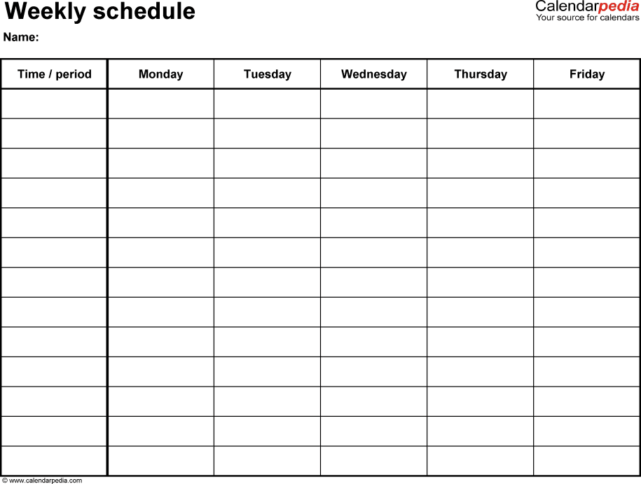 Getting Things Done (GTD) – A Weekly Schedule System & Excel 