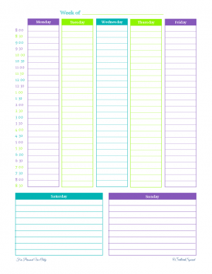 FREE PRINTABLE IRMA WEEKLY PLANNERS eliza ellis