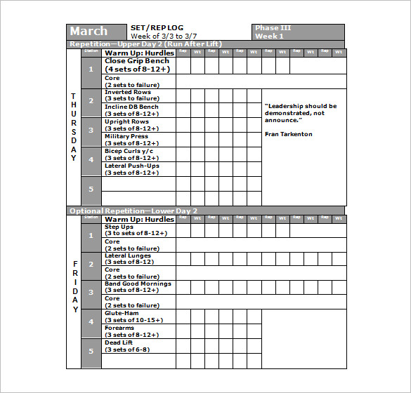 Training Plan Template 20 page Word & 14 Excel forms