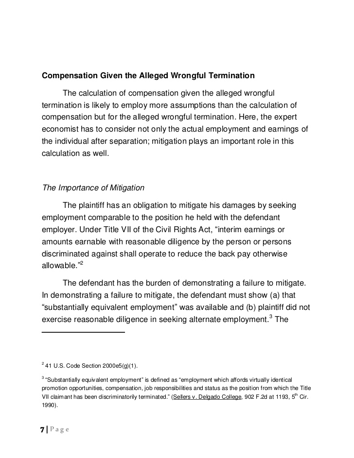 Sample Wrongful Termination Letter To Employer from www.plannertemplatefree.com