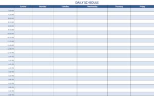 online weekly planner template