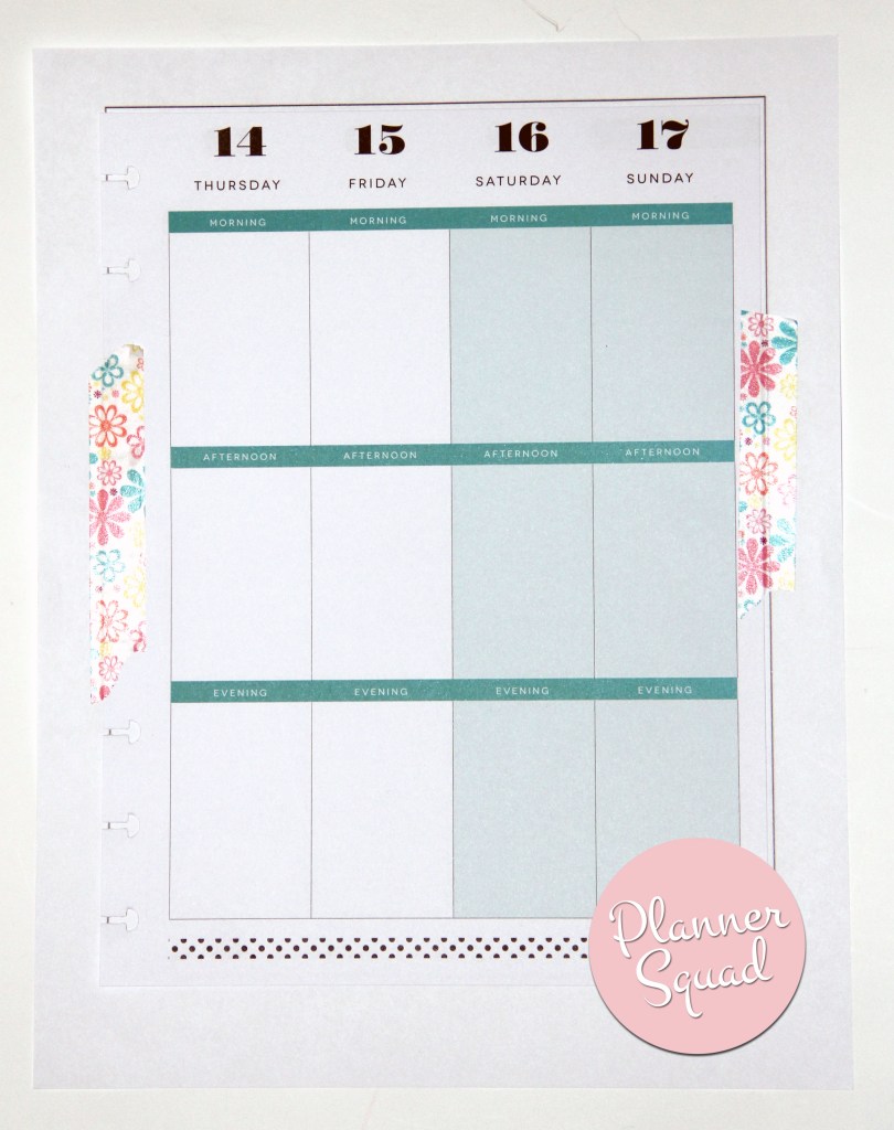 Happy Planner Template | planner template free