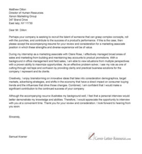 Cover Letter Student Placement Cover Letter Student Placement